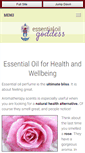 Mobile Screenshot of essential-oil-goddess.com